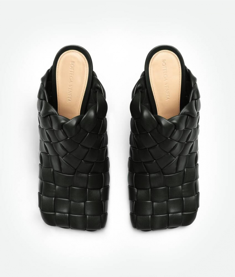 Bottega Veneta Stretch Mule Naisten Korkokengät Mustat | SN-BTGV593778