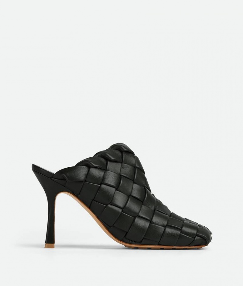 Bottega Veneta Stretch Mule Naisten Korkokengät Mustat | SN-BTGV593778