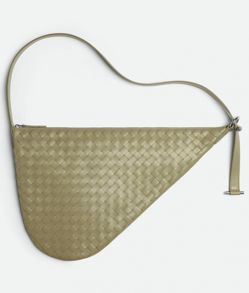 Bottega Veneta Virgule Miesten Crossbody Laukut Khaki | SN-BTGV594864